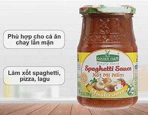 Sốt spaghetty mì nấm