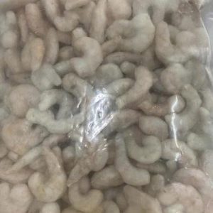 Thịt tôm thẻ đông lạnh (chưa hấp)